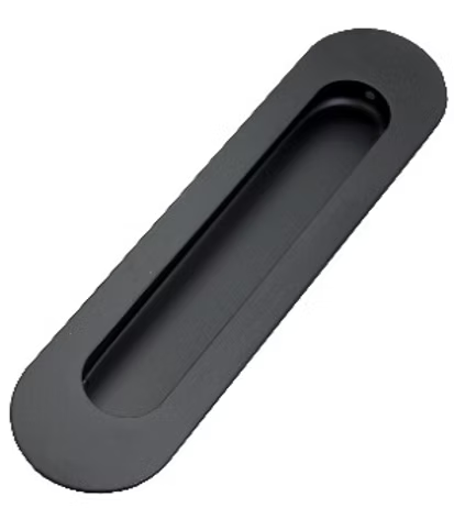 Oval flush pull FHR18045BLK