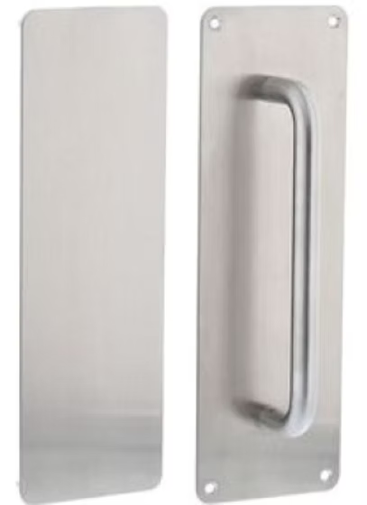 Pull handle on plate PH300SSS