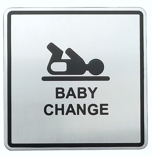 Signage Baby Change CDH120BC