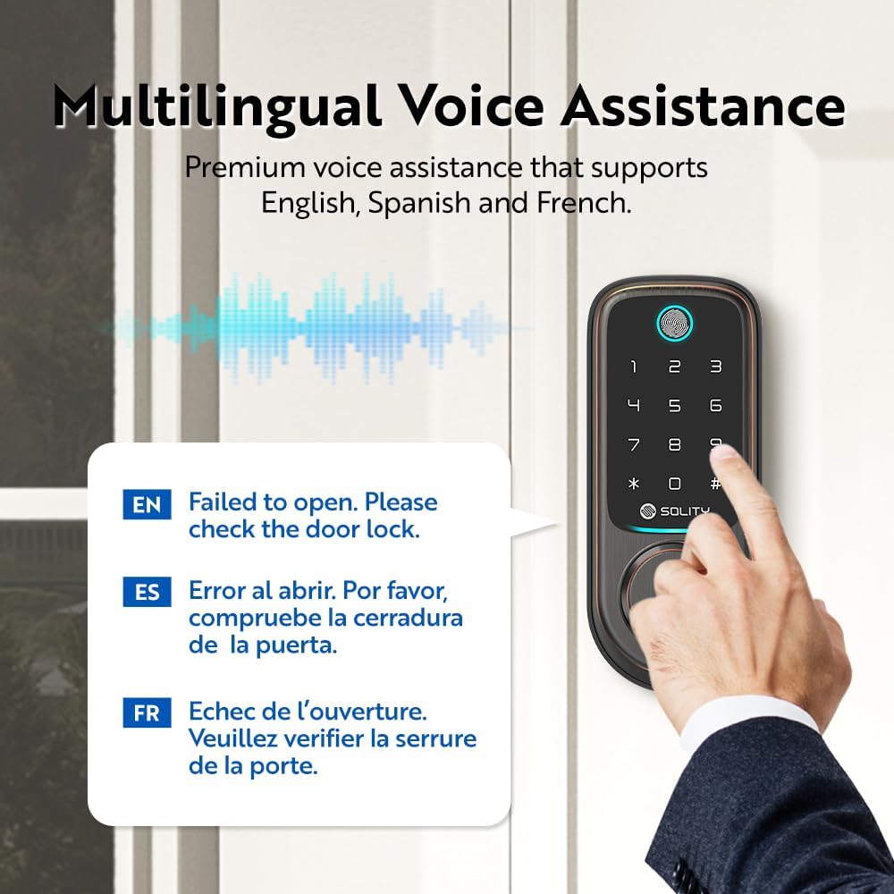 Solity Digital Smart Lock GT10BK
