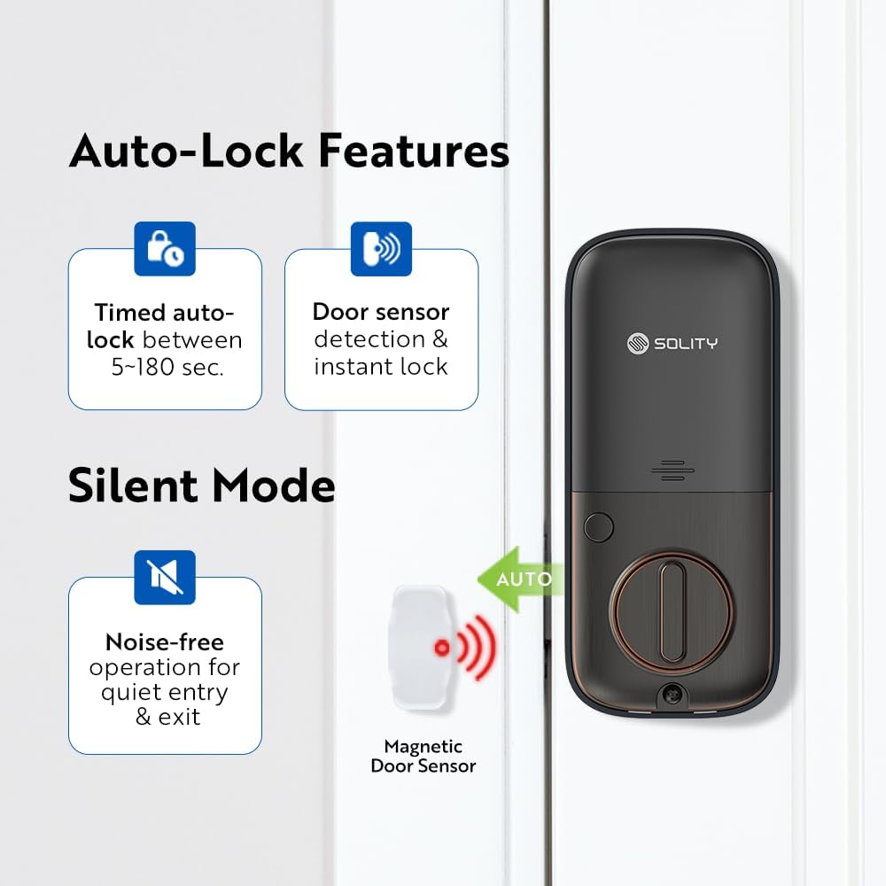 Solity Digital Smart Lock GT10BK