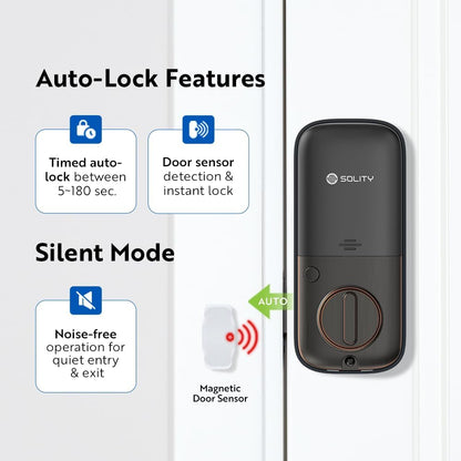 Solity Digital Smart Lock GT10BK