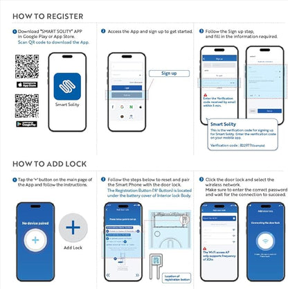Solity Digital Smart Lock GT10BK