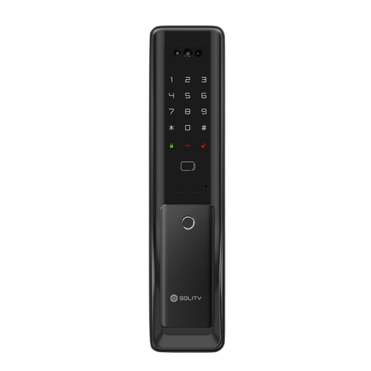 Solity Facial Recognition push and pull Digital Smart Lock GP-6000BAK Black